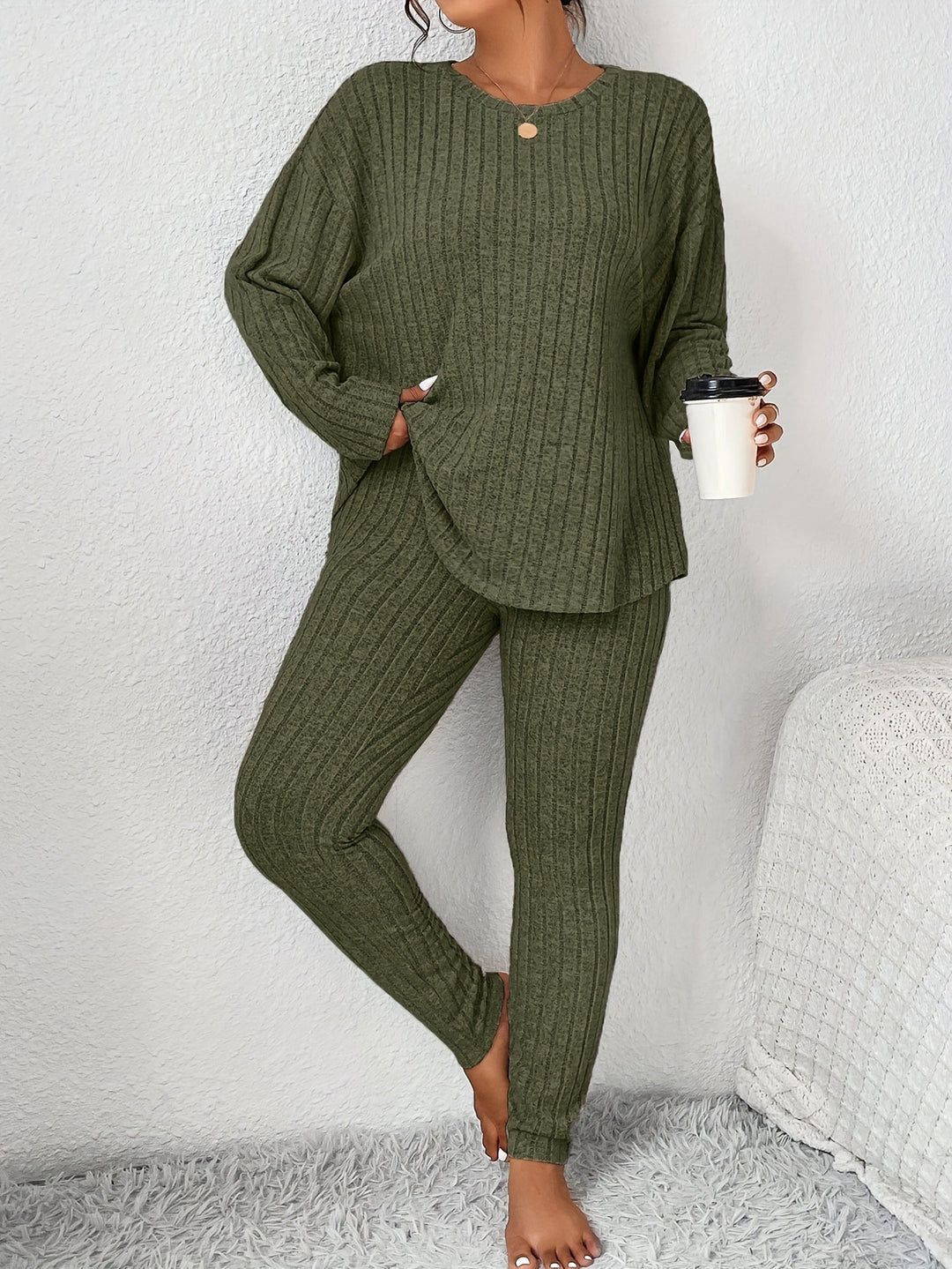 Bellamy | Relaxed Ribbed Two-Piece Set