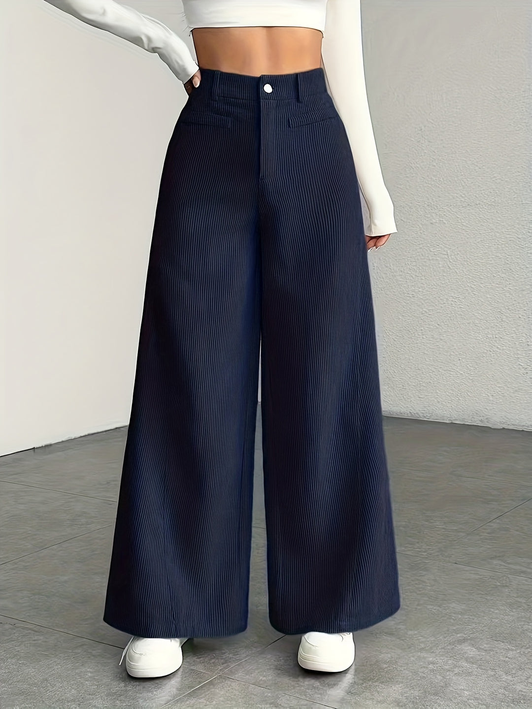 Nora | High-Waisted Wide-Leg Trousers