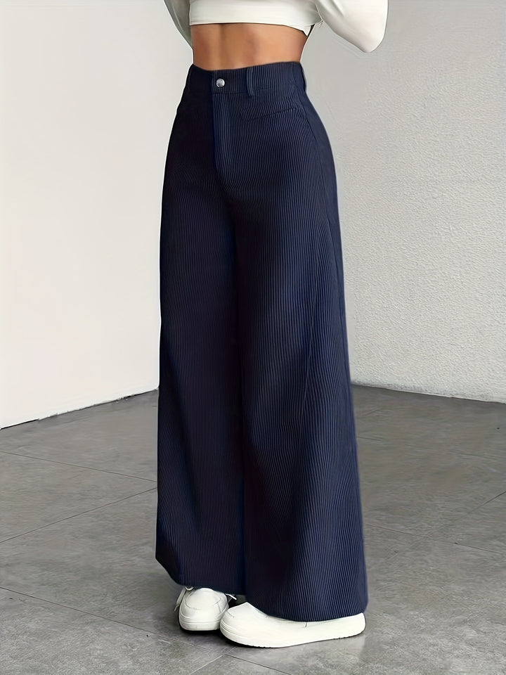 Nora | High-Waisted Wide-Leg Trousers