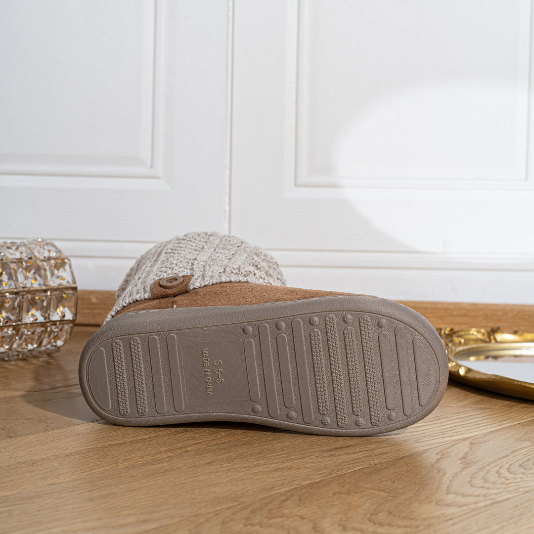 Marnah | Cosy Knit-Cuff House Boots
