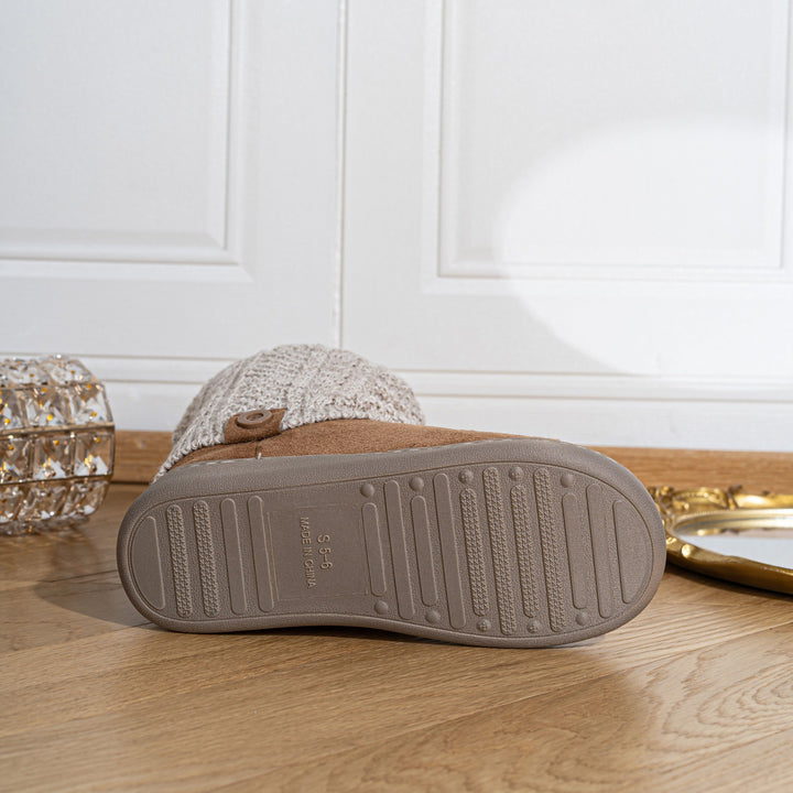 Marnah | Cosy Knit-Cuff House Boots