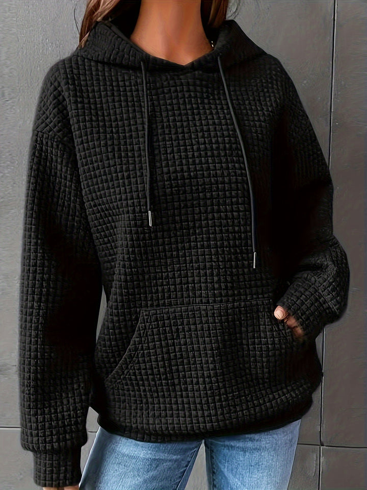 Rosaline | Textured Relaxed Hoodie