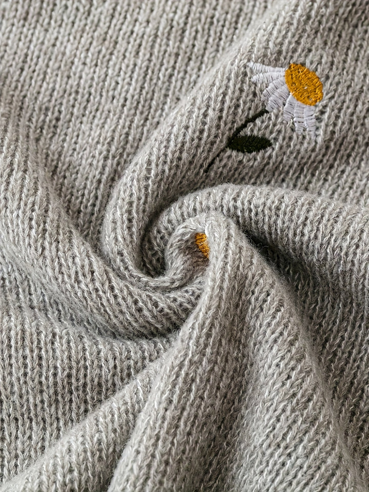 Lena | Blossom Embroidered Sweater