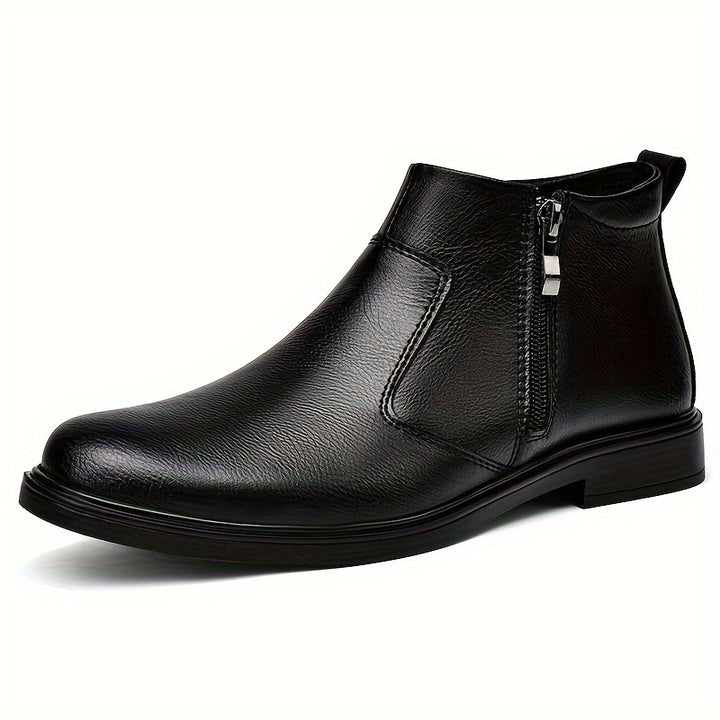 Sheldon | Warm-Lined Zip-Up Ankle Boots