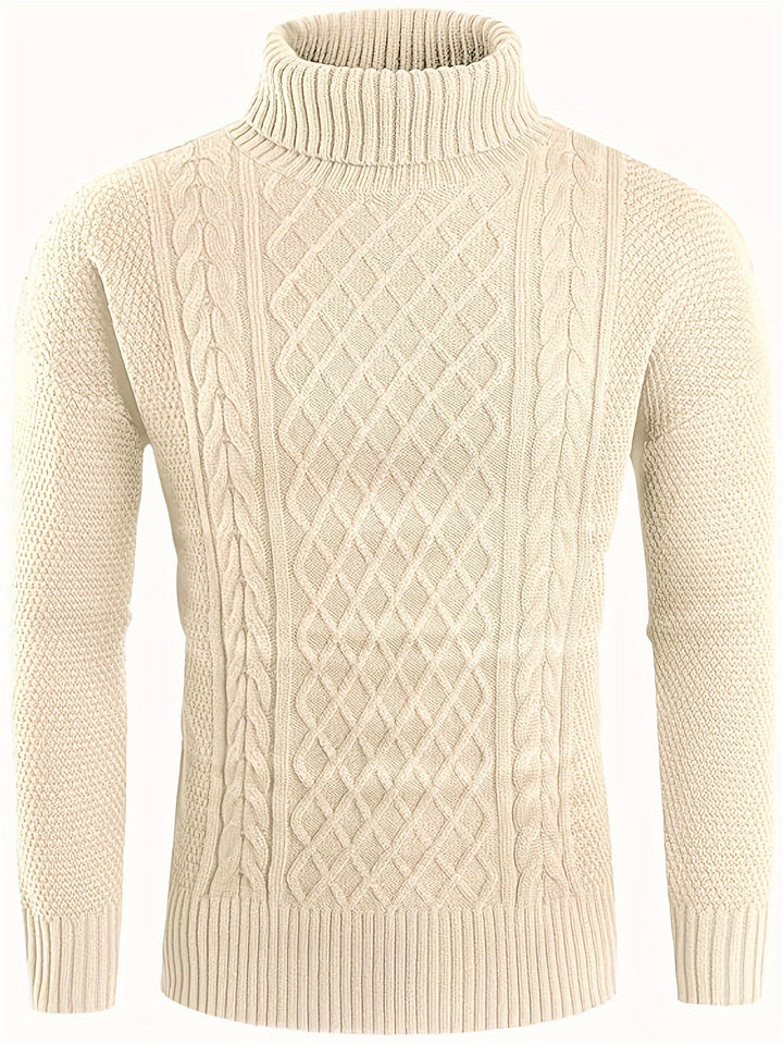 Grayson | Cable-Knit Turtleneck Sweater