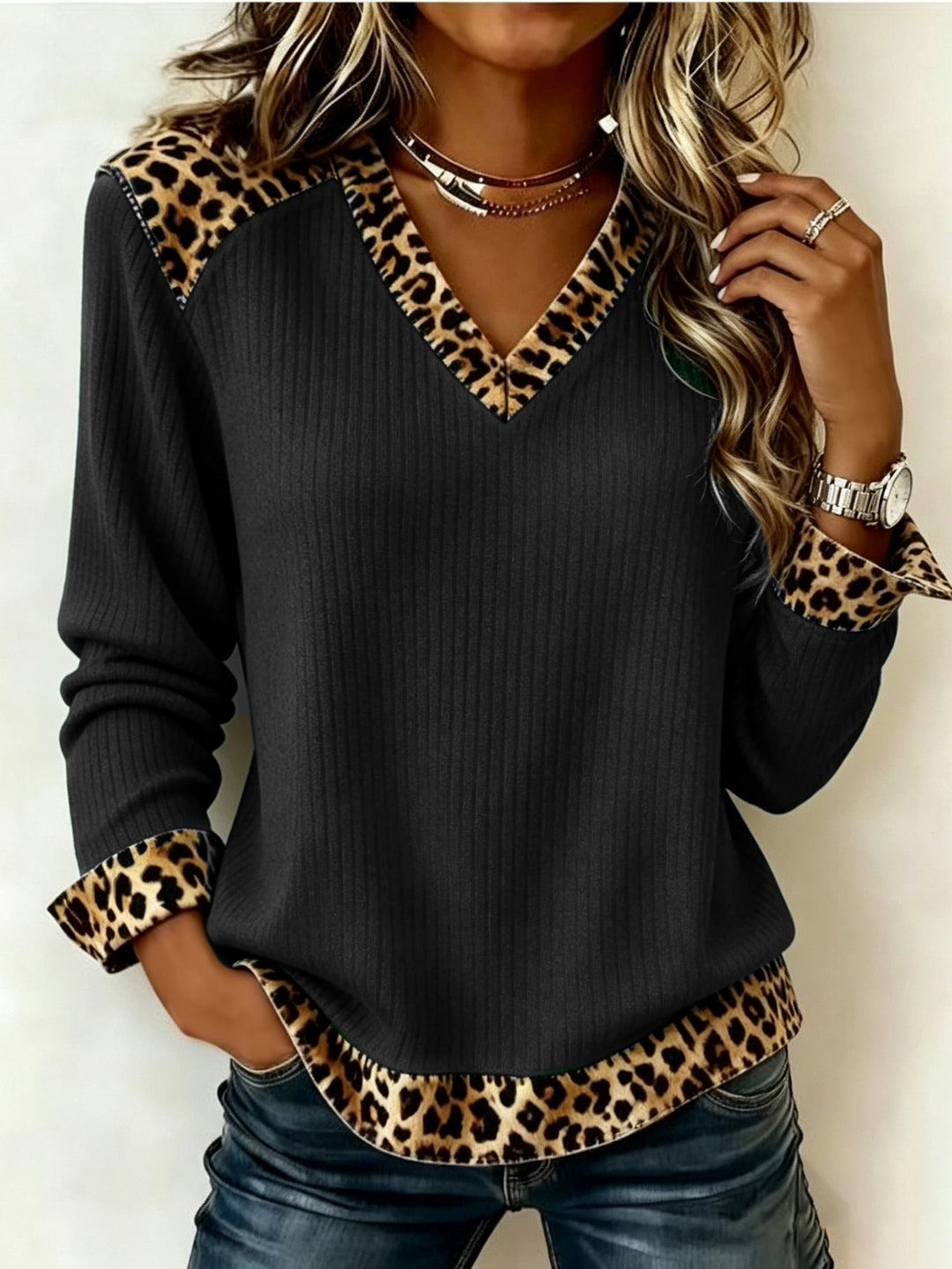 Hattie | Statement V-Neck Top