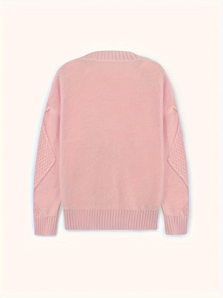 Harlow | Cable-Knit Button Cardigan