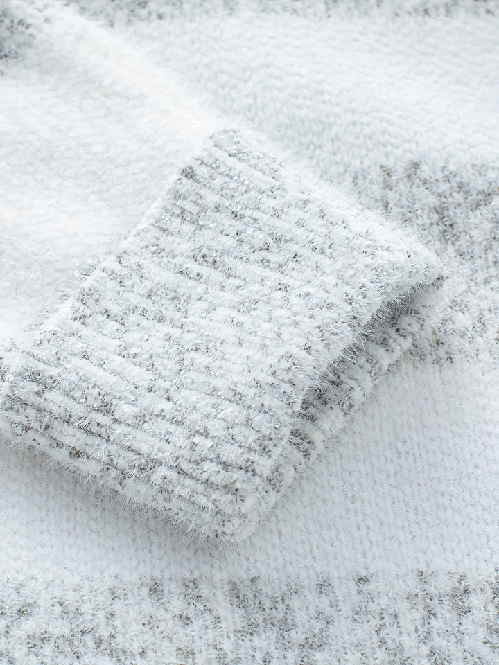 Isolde | Cosy High-Neck Striped Sweater