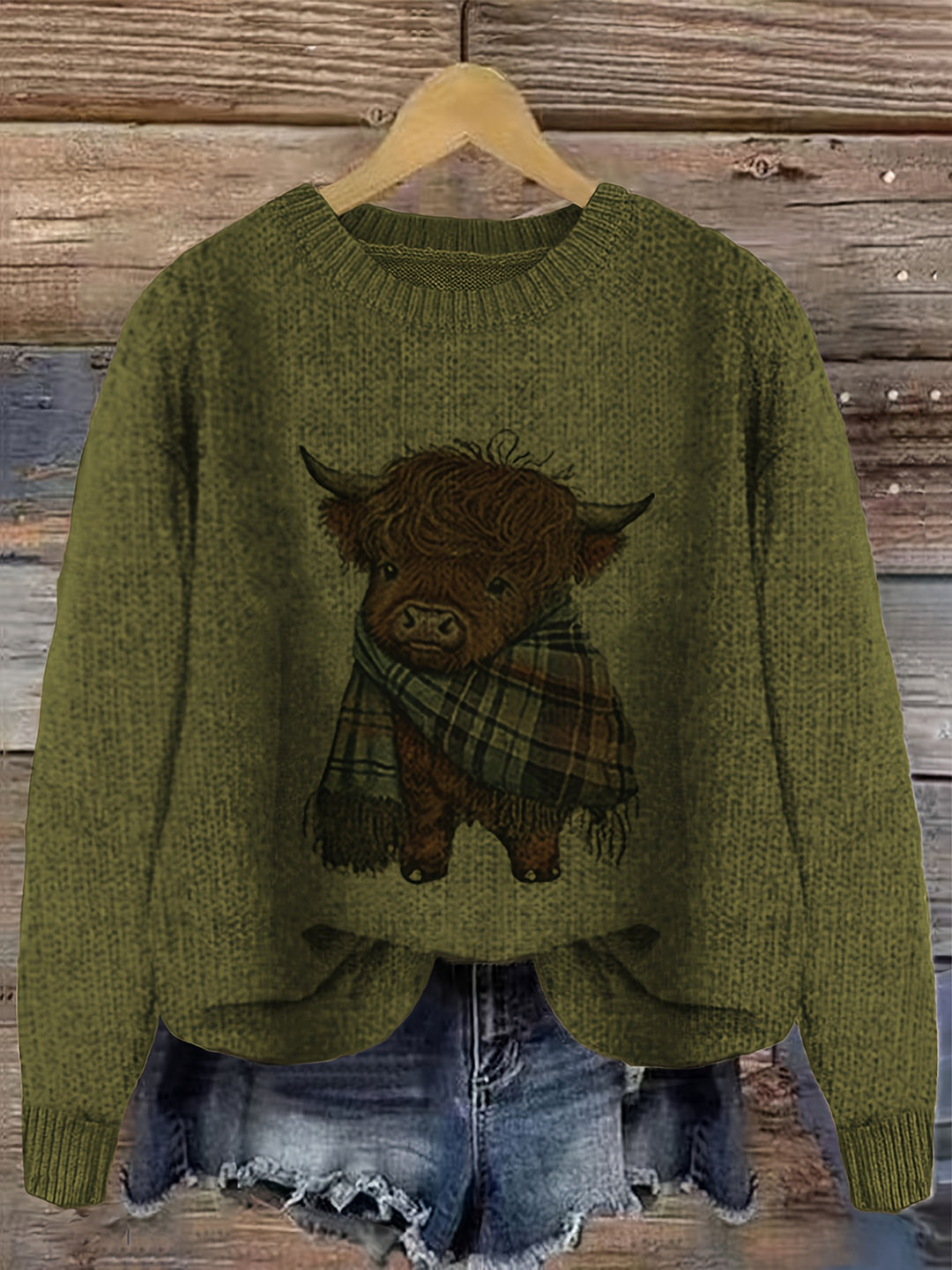 Bonnie | Cosy Highland Cow Pullover
