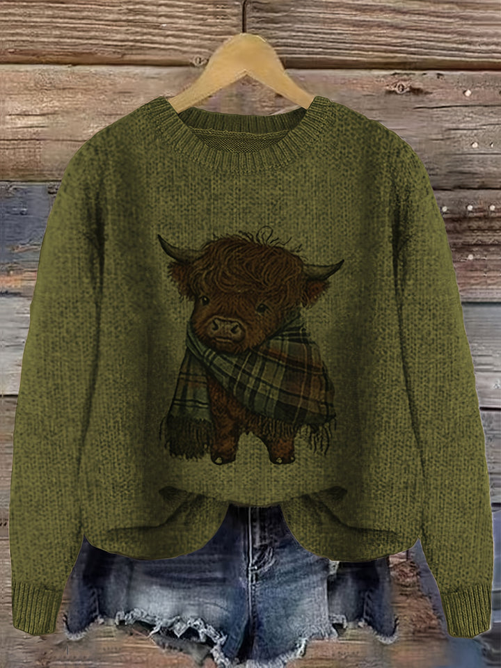 Bonnie | Cosy Highland Cow Pullover