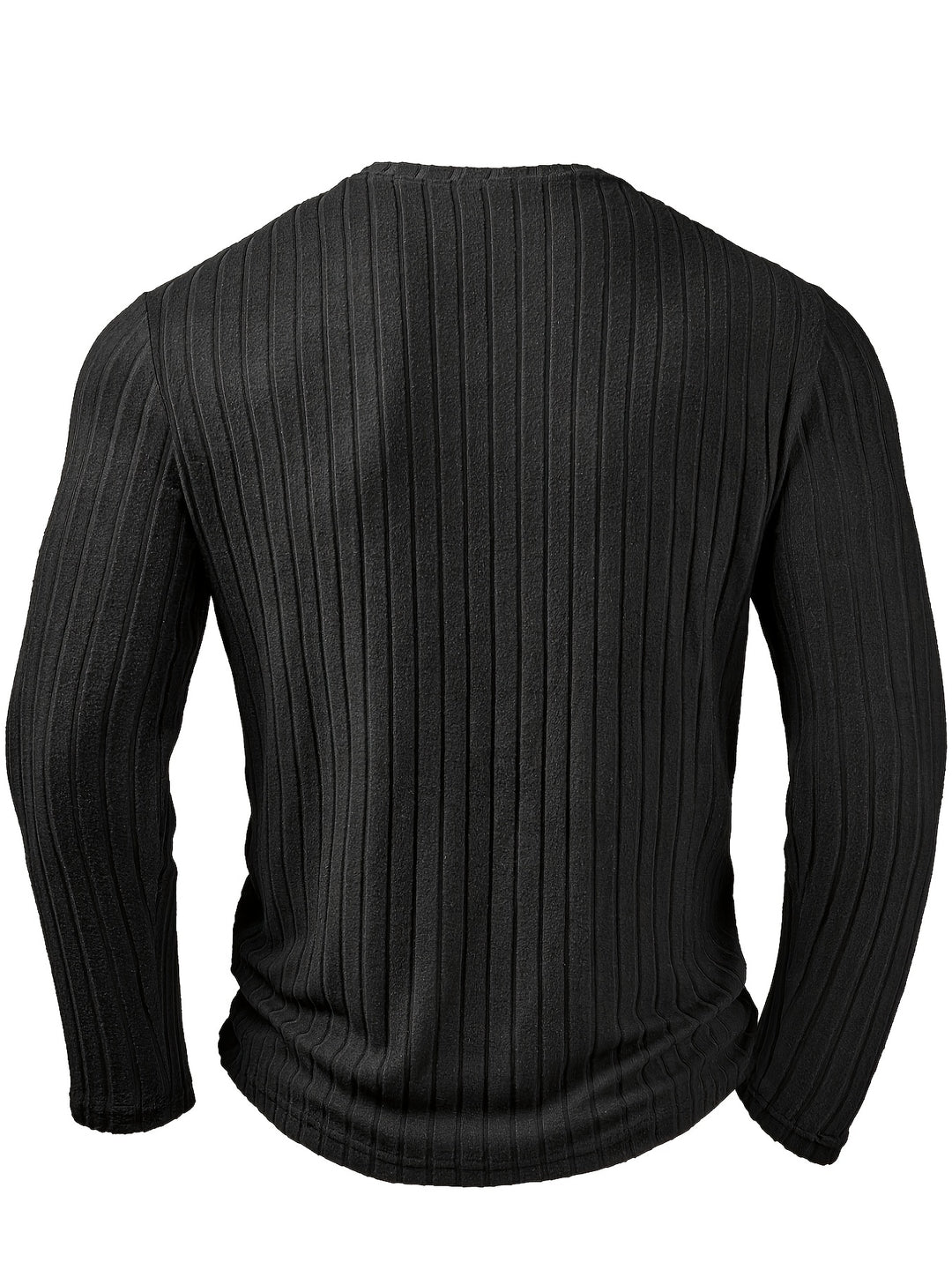 Bryce | Ribbed V-Neck Long Sleeve Top