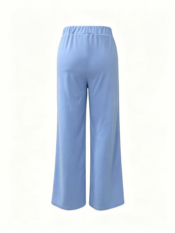 Marlene | High-Waisted Straight-Leg Trousers