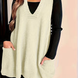Marlow | Relaxed V-Neck Sweater Vest
