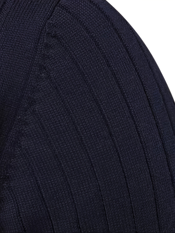 Camden | Ribbed Quarter-Zip Sweater