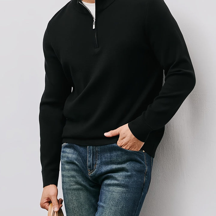 Silas | Refined Half-Zip Sweater