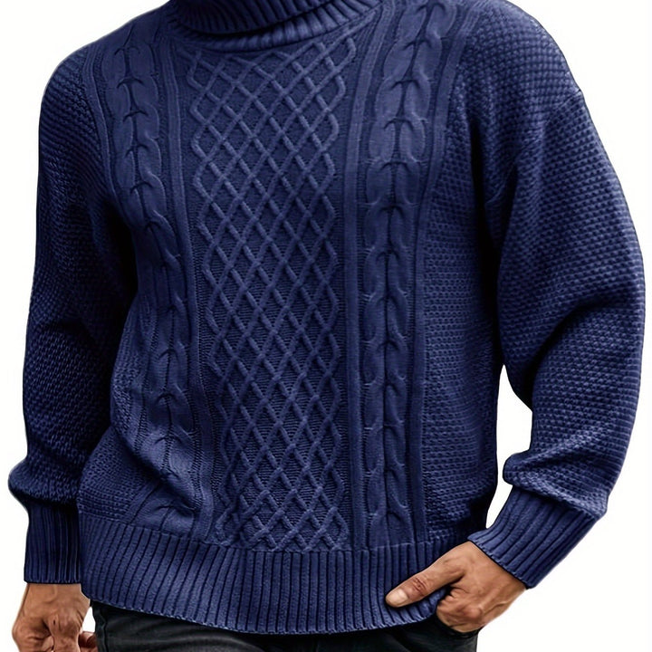 Grayson | Cable-Knit Turtleneck Sweater
