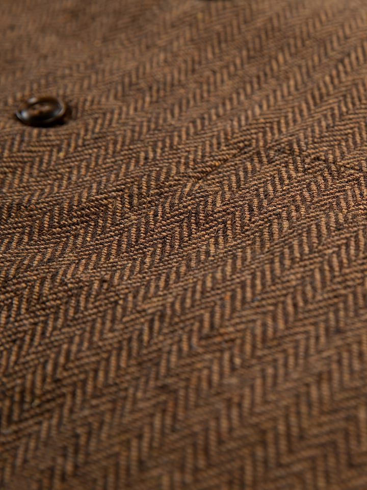 Rhodes | Heritage Herringbone Waistcoat