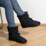 Marnah | Cosy Knit-Cuff House Boots
