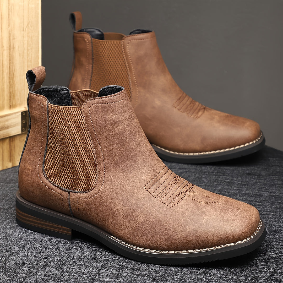 Roland | Refined Slip-On Chelsea Boots