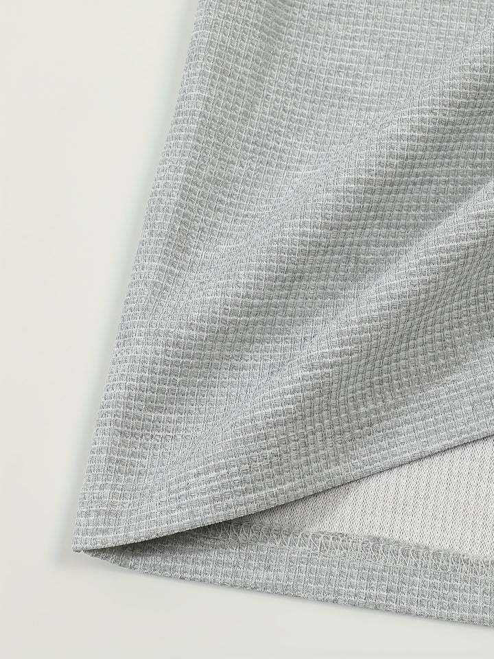 Dawson | Textured Long-Sleeve Henley Shirt