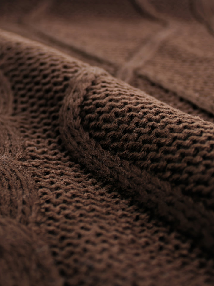 Colleen | Cable-Knit V-Neck Sweater Vest