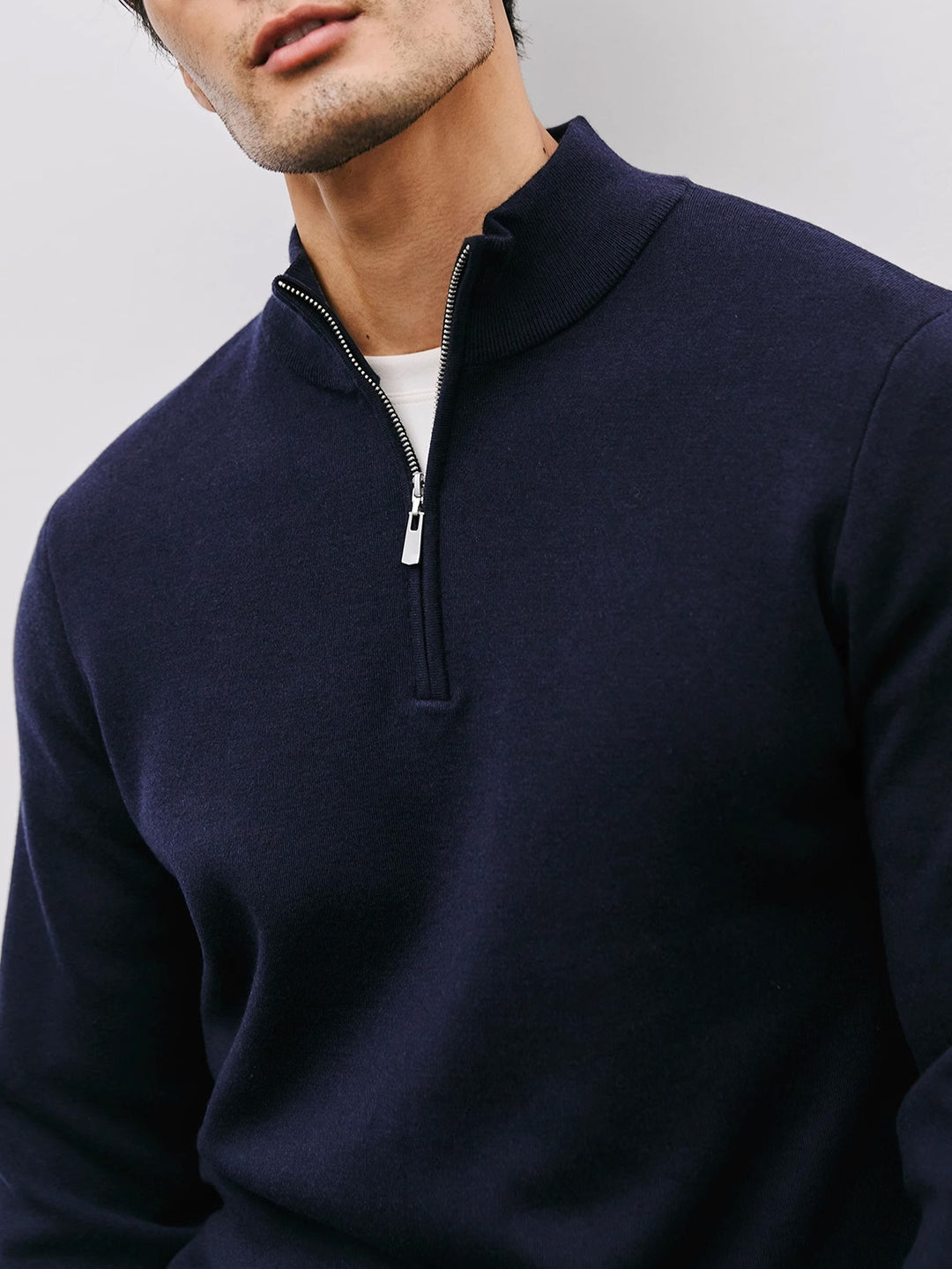 Silas | Refined Half-Zip Sweater