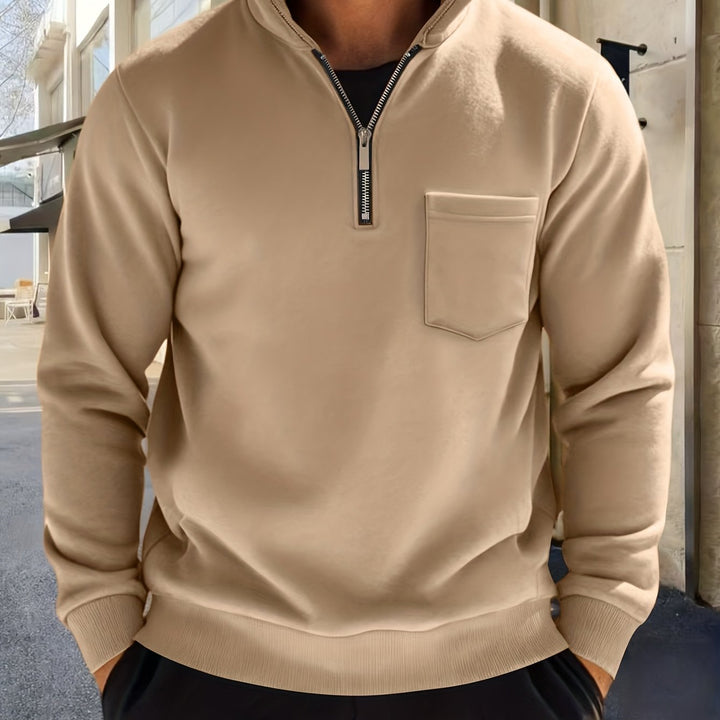 Oscar | Refined Half-Zip Pullover