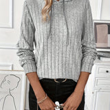 Noreen | Cosy Ribbed Hoodie