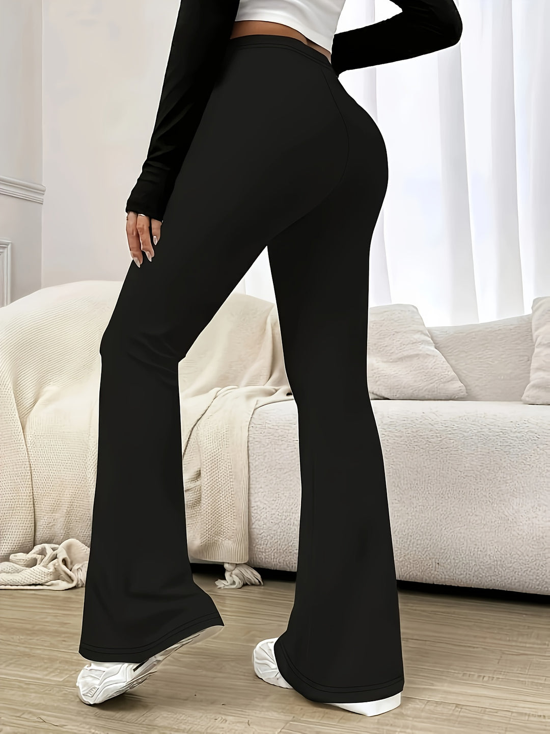 Adelaide | High-Waisted Flared Trousers