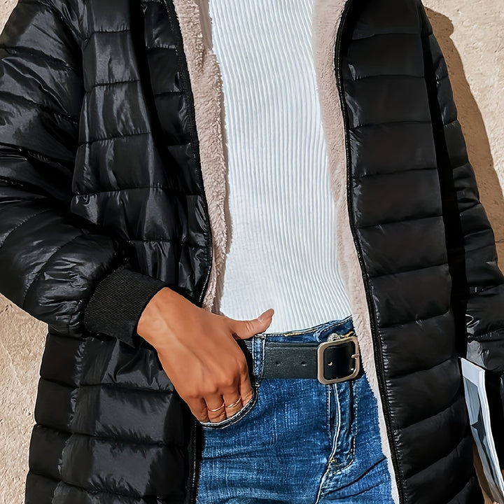 Cora | Cosy-Lined Longline Coat