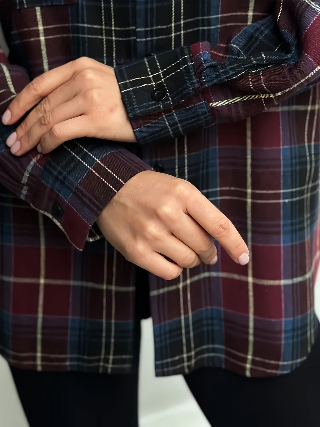 Danica | Longline Checked Shirt