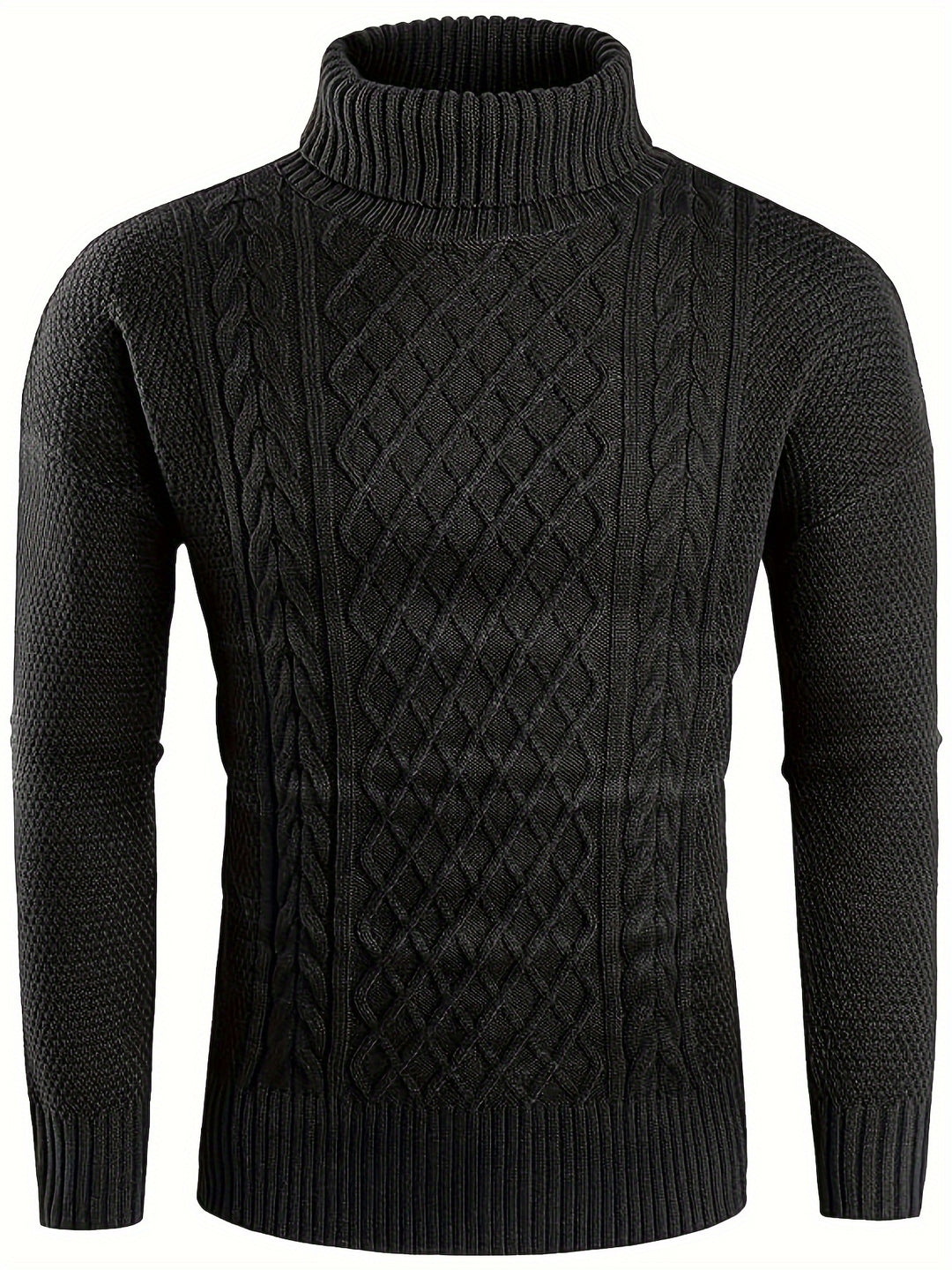 Grayson | Cable-Knit Turtleneck Sweater