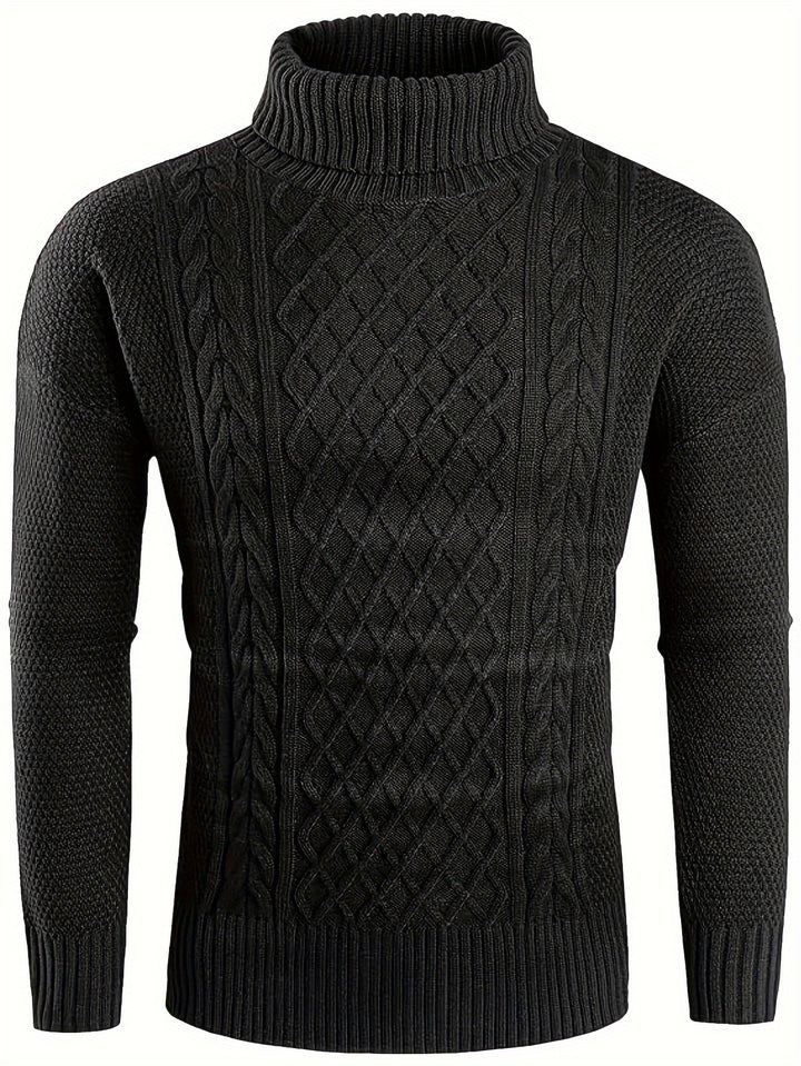 Grayson | Cable-Knit Turtleneck Sweater