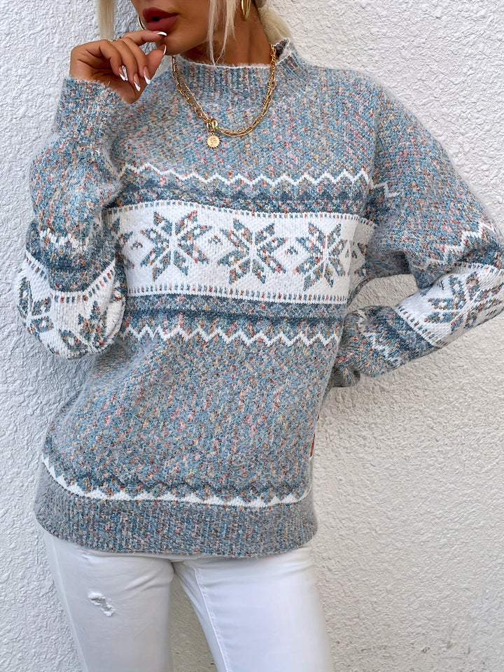 Heather | Cosy Snowflake Sweater