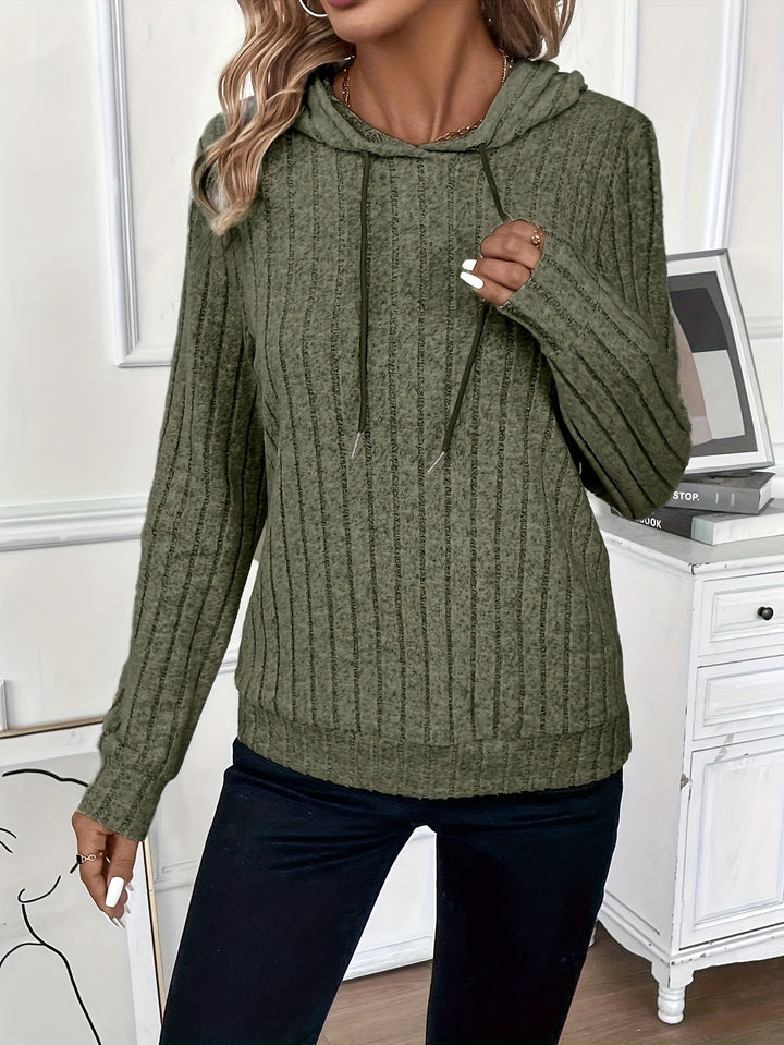 Noreen | Cosy Ribbed Hoodie
