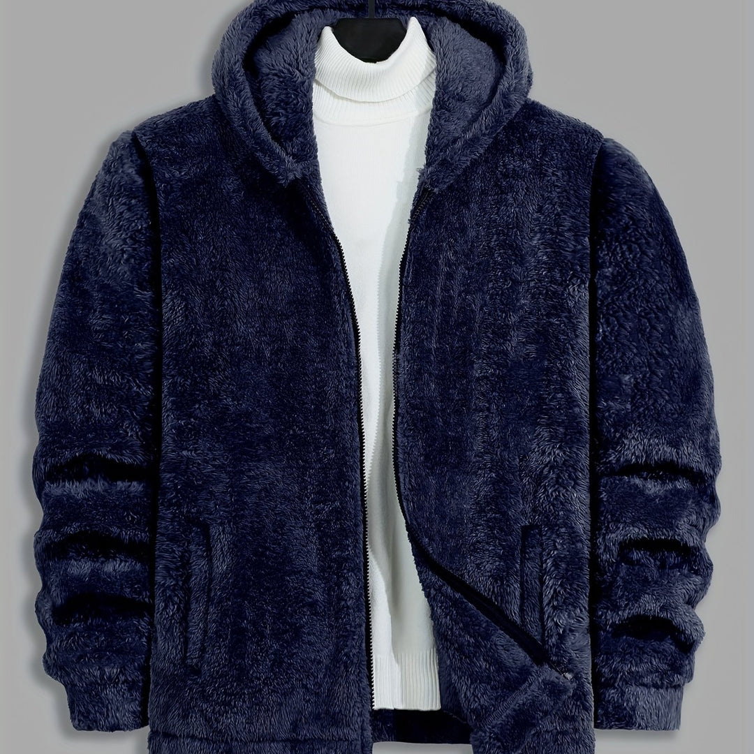 Trevor | Cosy Hooded Zip Jacket