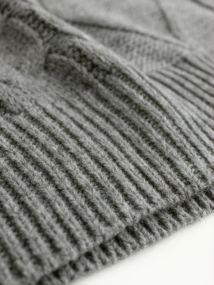 Colleen | Cable-Knit V-Neck Sweater Vest