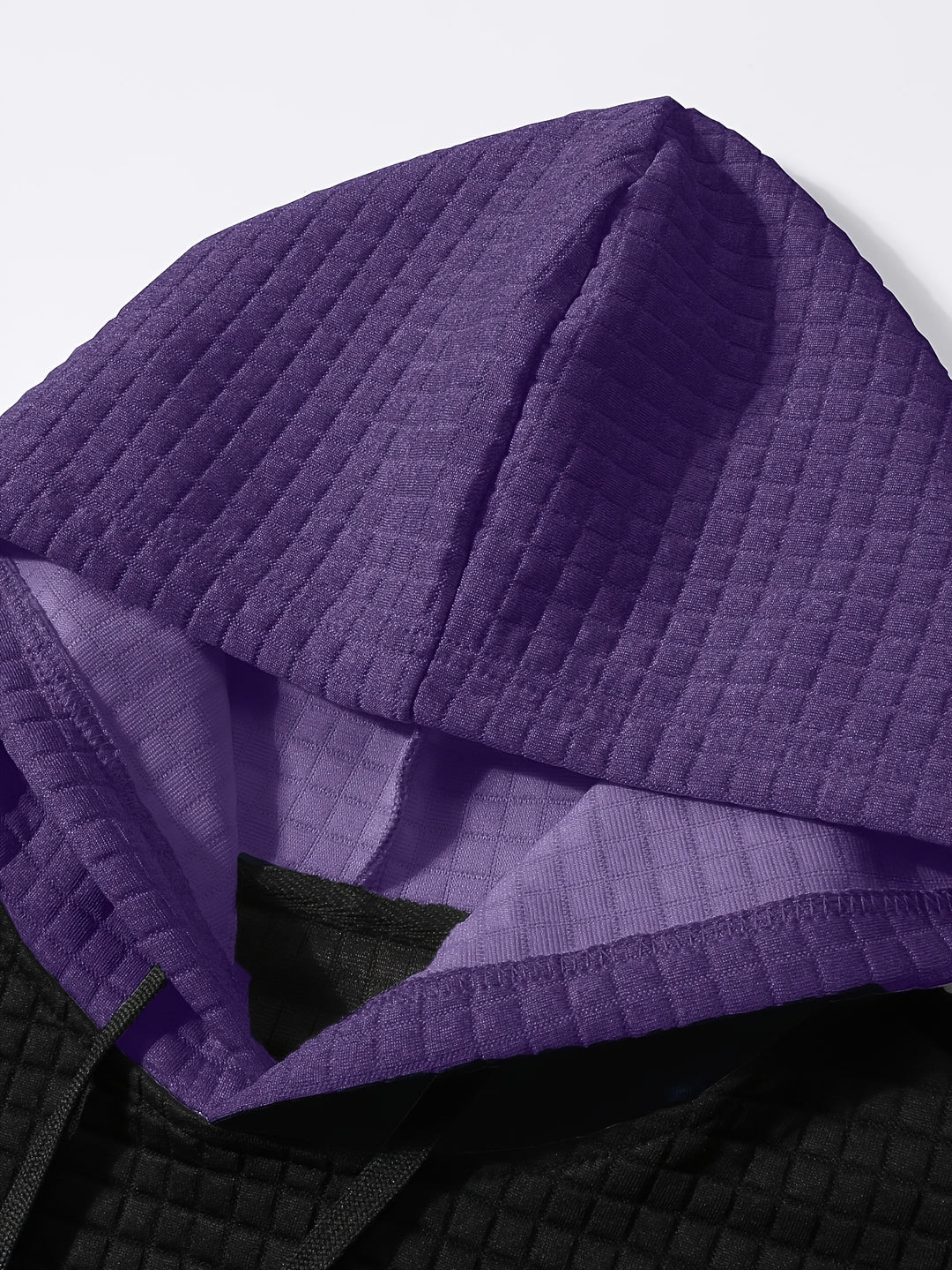 Rutherford | Textured Colour-Block Hoodie