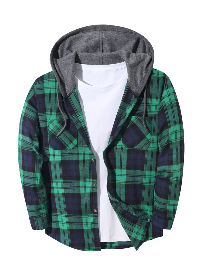 Byron | Rugged Hooded Shirt