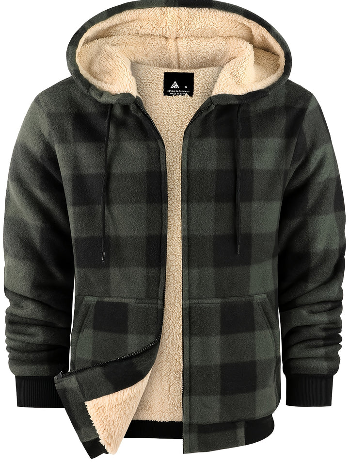 Colton | Hooded Sherpa-Lined Shirt Jacket