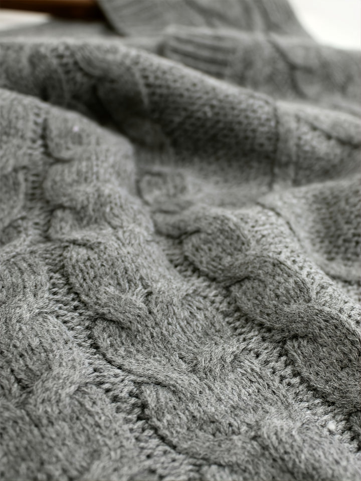 Colleen | Cable-Knit V-Neck Sweater Vest