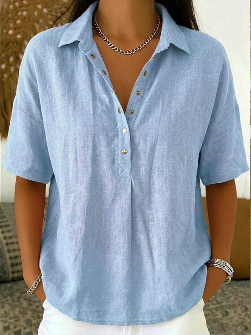 Quinley | Casual Button-Up Collar Shirt