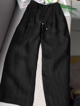 Romilda | Elegant Wide Leg Lace Pants