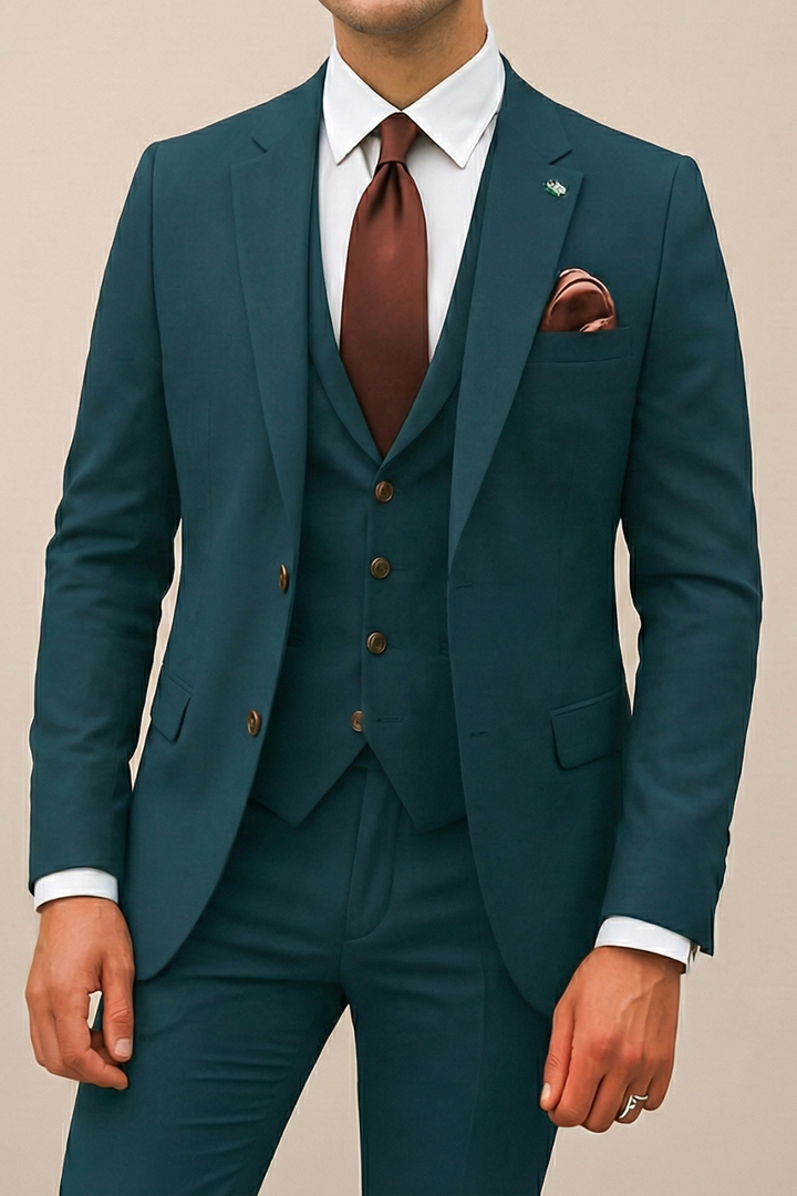 Cameron | Classic Modern Three Piece Suit Set