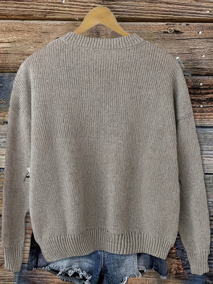 Lena | Blossom Embroidered Sweater
