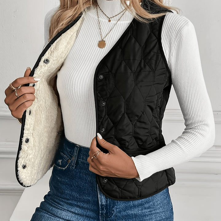 Constance | Reversible Quilted Gilet