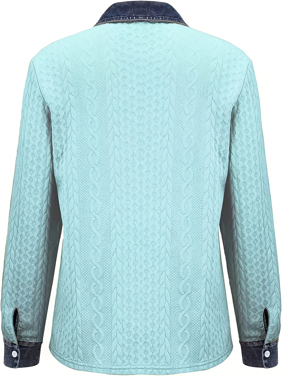 Melanie | Textured Contrast Cardigan