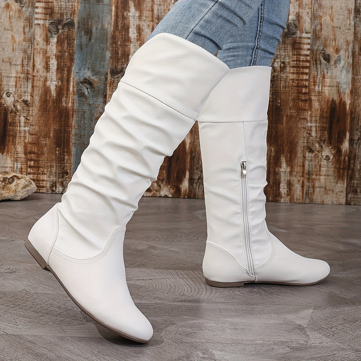 Tara | Slouch Buckle Tall Boots