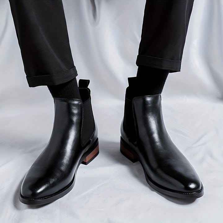 Thaddeus | Polished Chelsea Boots