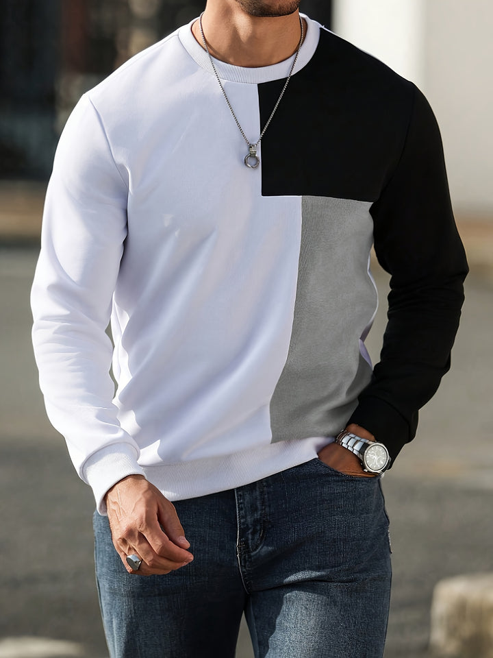 Oliver | Colour-Block Pullover Sweatshirt
